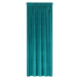 Zasłona gotowa samanta na taśmie 140x270 cm turkusowy