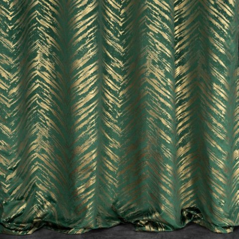 Zasłona gotowa sara 140x250 cm ciemnozielony