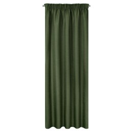 Zasłona gotowa style na taśmie 140x270 cm ciemnozielony
