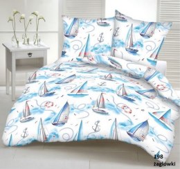 Poszewka z kory 50x60 198 żaglówki kotwice marynarska A817