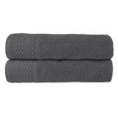 Ręcznik Solano 50x90 popielaty ciemny frotte 100% bawełna Darymex