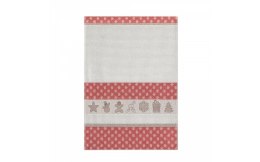 Ścierka kuchenna 50x70 Katarzynki bordowa brązowa Zwoltex 23