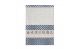 Ścierka kuchenna 50x70 Katarzynki granatowa brązowa Zwoltex 23