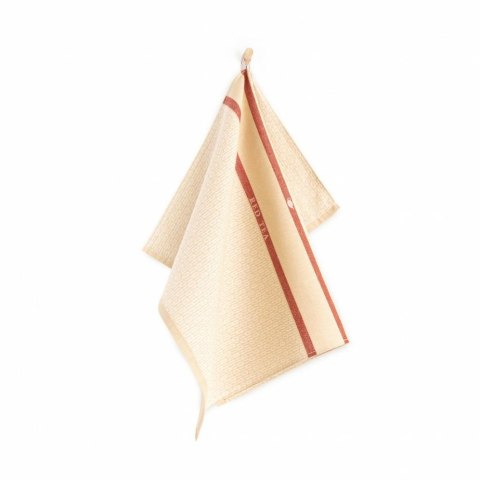 Ścierka kuchenna 50x70 Red Tea Pattern beżowa ruda 9226/1 Zwoltex 23