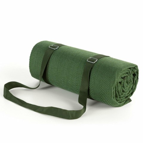 Koc piknikowy 130x145 Harmony zielony jednobarwny Eurofirany