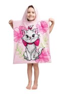 Poncho dla dzieci 50x115 Kotka Marie Cat 2589 różowe ręcznik z kapturem