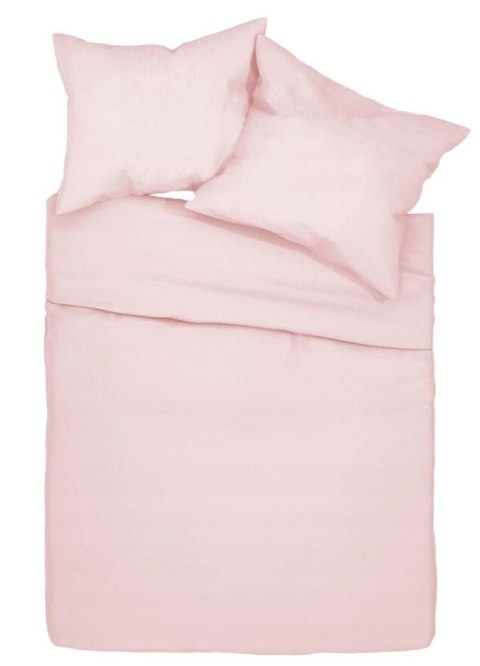 Pościel bawełniana 180x200 różowa 08 jasna jednobarwna