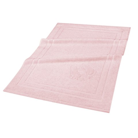 Dywanik łazienkowy 50x70 Mondo pudrowy bawełniany frotte 650g/m2