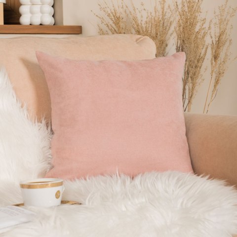 MILAS Poszewka dekoracyjna, 40x40cm, kolor 018 pudrowy różowy - szyta w Polsce MILAS0/POP/018/040040/1