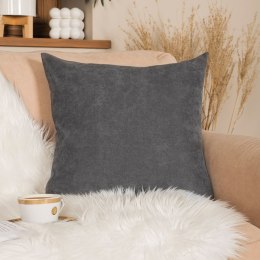 MILAS Poszewka dekoracyjna, 40x40cm, kolor 798 ciemny szary - szyta w Polsce MILAS0/POP/798/040040/1