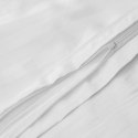 Poszewka bambusowa 40x40 biała paski satyna bawełniana jednobarwna Bamboo 23