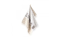 Ścierka kuchenna 50x70 Aleks w pudełku beżowa piesek na prezent 8592/1 Zwoltex 23