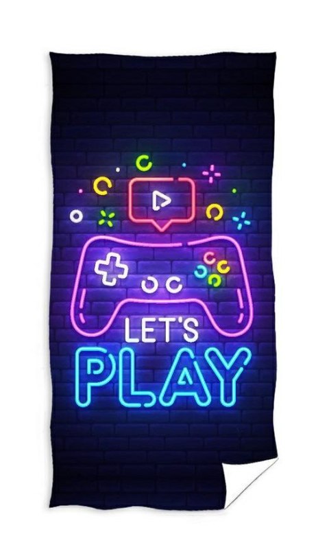 Ręcznik plażowy 70x140 game over pad bawełniany Summer