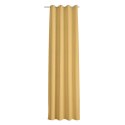 Zasłona zaciemniająca 135x260 blackout Dolce bananowa żółta jasna gotowa na przelotkach Lato 23
