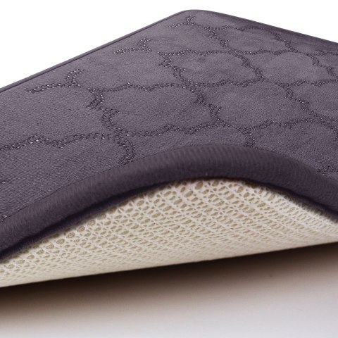 Dywanik mata 40x60 Novia Diamond foam szary Home 2023