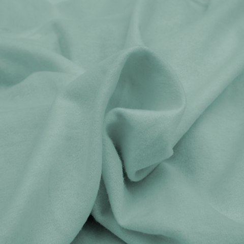 Prześcieradło flanelowe z gumką 160x200 turkusowe Darymex