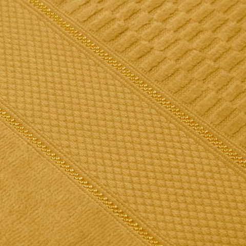 Ręcznik Peru 30x30 musztardowy welurowy 500g/m2