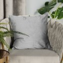 VELVI Poszewka dekoracyjna, 40x40cm, kolor 005 jasny szary VELVI0/POP/005/040040/1