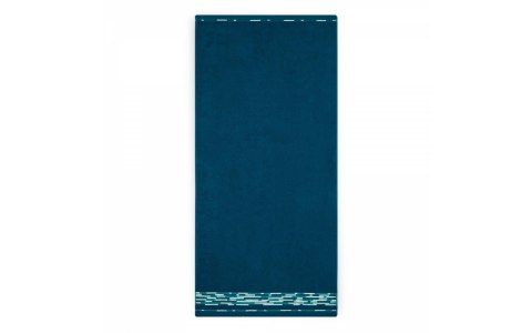 Ręcznik Grafik 70x140 turkusowy ciemny emerald 450 g/m2