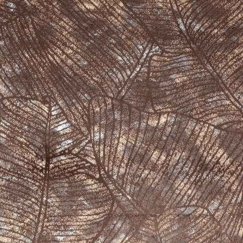 Zasłona 135x270 Tulia kawowa szampańska welurowa z cieniowanym błyszczącym nadrukiem gotowa na taśmie Eurofirany