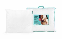 Poduszka 4 Pory roku 70x80 pikowana mikrofibra biała Wendre