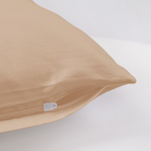 Poszewka satynowa 50x60 beżowa jasna 044 jednobarwna Darymex