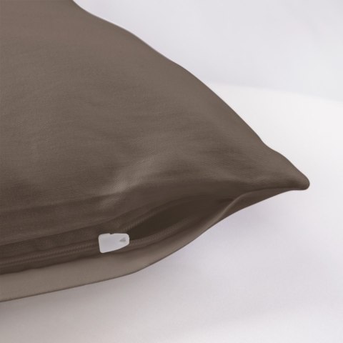 Poszewka satynowa 50x60 sepia 043 jednobarwna Darymex