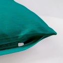 Poszewka satynowa 70x80 turkusowa ciemna 042 jednobarwna Darymex