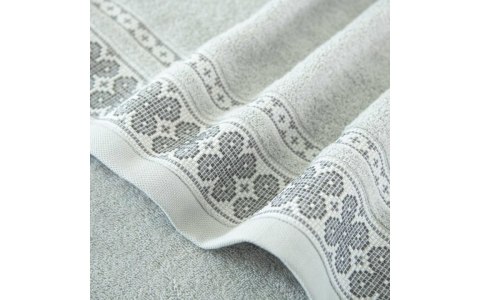 Ręcznik La Boca 70x140 szary frotte 420 g/m2 Zwoltex 23