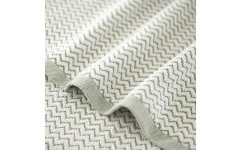 Ręcznik Lahti 70x140 zielony zygzak 500 g/m2 Zwoltex 23