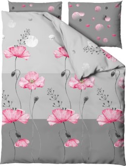 Pościel satynowa 220x200 Poppy Zaratex