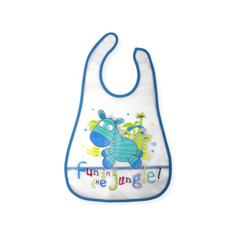 Śliniak dziecięcy wodoodporny niebieski żółty 2szt.