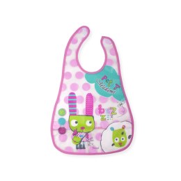 Śliniak dziecięcy wodoodporny rożowy czerwony 2szt.