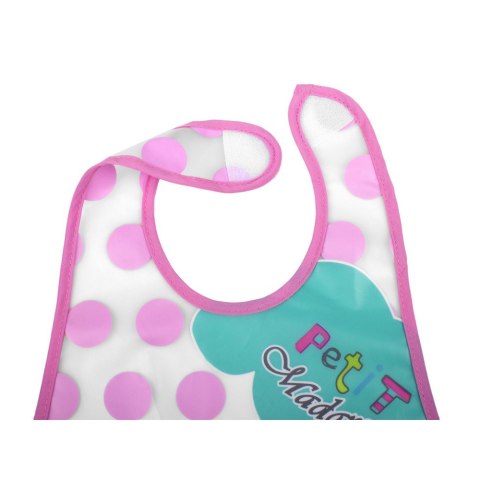 Śliniak dziecięcy wodoodporny rożowy czerwony 2szt.