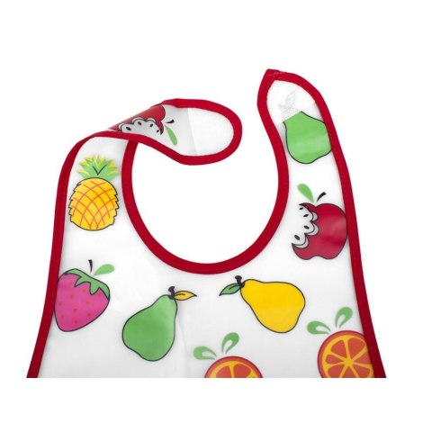 Śliniak dziecięcy wodoodporny rożowy czerwony 2szt.