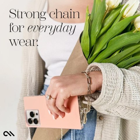 Case-Mate Link Chain Phone Wristlet - Uniwersalna smyczka do telefonu (Gold)