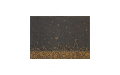 Komplet ścierek kuchennych Merry Christmas 3 szt 50x70 granatowy Zwoltex Zwoltex