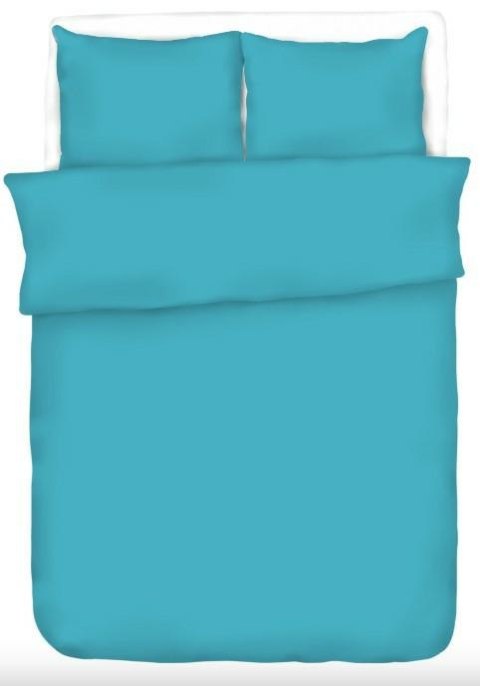 Prześcieradło flanelowe 160x200 turkusowe ciemne jednobarwne