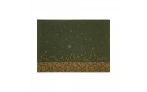 Ścierka kuchenna Merry Christmas 50x70 9451/2 zielona bawełniana do naczyń