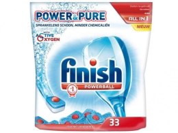 Finish Power&Pure Tabletki z Aktywnym Tlenem 33 szt