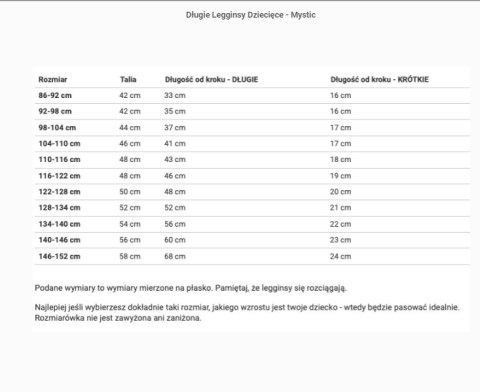 LEGGINSY KOLIBRY KIDS