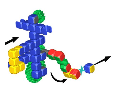 Klix Cubes 312 el. - Klocki Konstrukcyjne