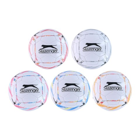 Slazenger - Piłka do piłki nożnej r. 5 (biały / czarny)