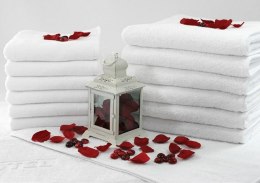 Ręcznik Lemon 100x150 biały hotelowy frotte 500g/m2 Faro