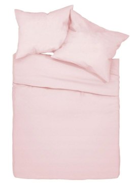 Pościel bawełniana 160x200 różowa 08 jasna jednobarwna