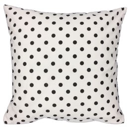Poszewka bawełniana 40x40 R051 biała czarna groszki 48D 61D