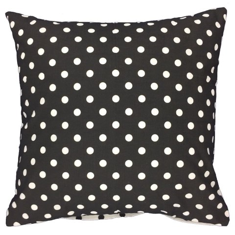 Poszewka bawełniana 40x40 R051 biała czarna groszki 48D 61D