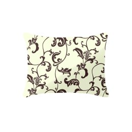 Poszewka bawełniana 40x40 kremowa brązowa wzorki 510N Classic