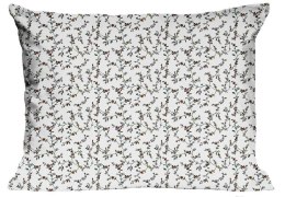 Poszewka bawełniana 40x60 1682E biała kwiatuszki żółte czerwone 1126N