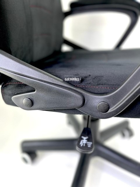 Fotel obrotowy do biurka MARIO BLACK ALCANTARA